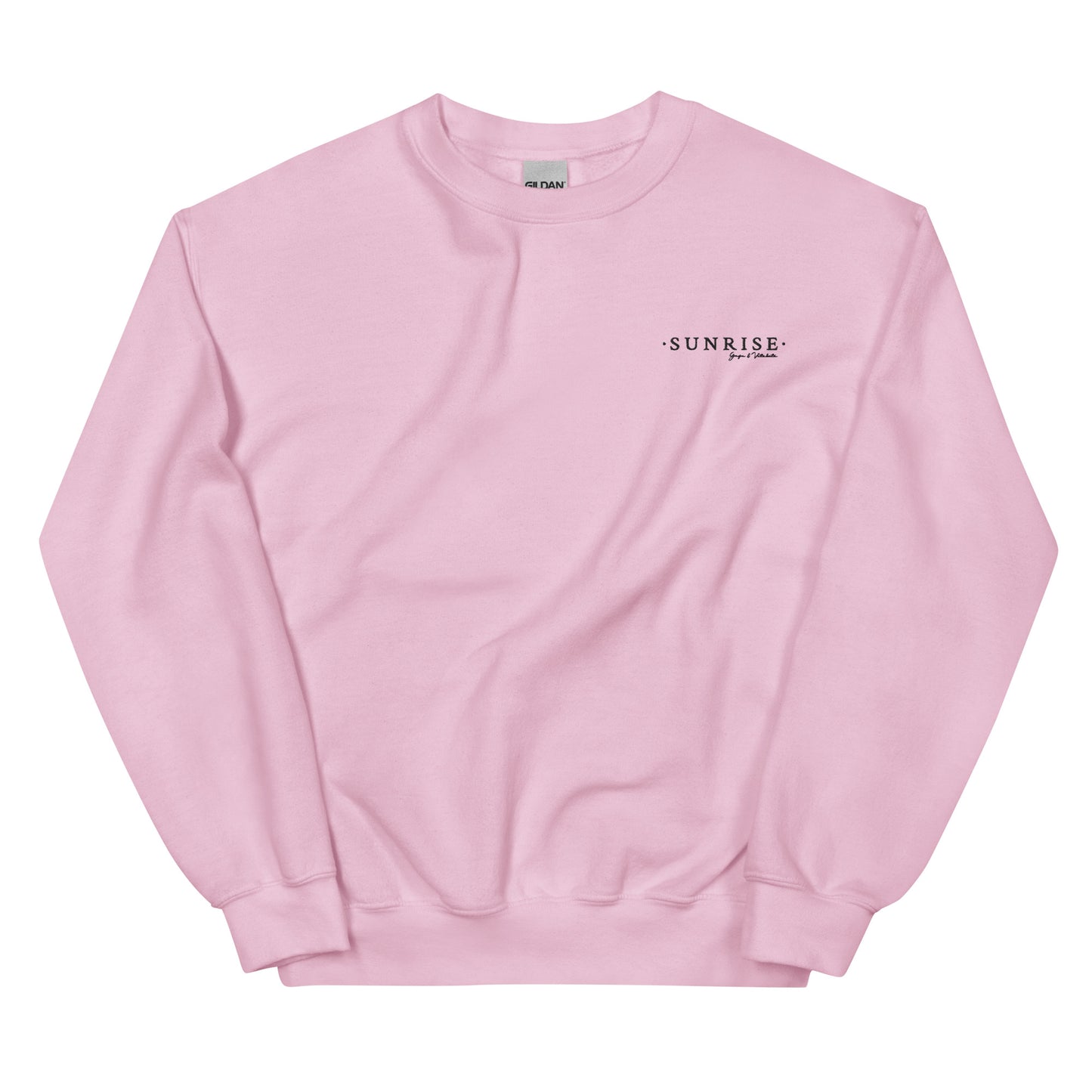 SUNRISE Crewneck - Brodé noir