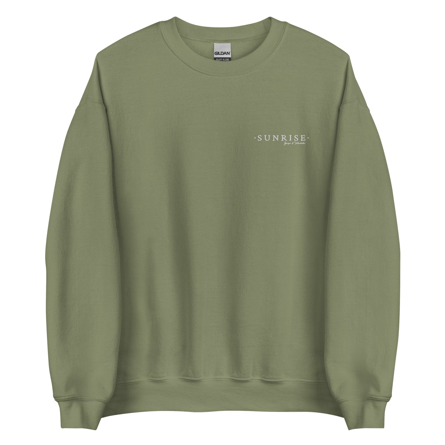 SUNRISE Crewneck - Brodé Blanc